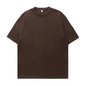 Эффектная однотонная футболка Cityboy в коричневом цвете
