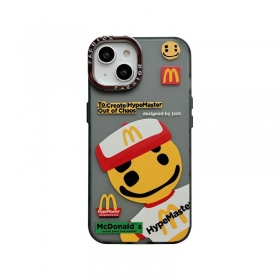 С принтом работника из McDonald's серый чехол для телефонов iPhone