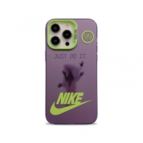 NIKE фиолетовый чехол для телефонов iPhone с принтом силуэта ящерицы