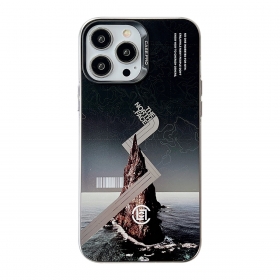 От TNF черный чехол для телефонов iPhone с пейзажем "Гора в море"