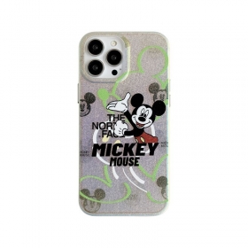 Мультяшный серый чехол для телефонов iPhone с принтом Микки Мауса