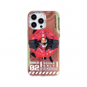 Красный защитный чехол для телефонов iPhone с принтом магнитный