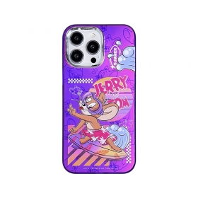 "Мышонок Джерри" защитный чехол для телефонов iPhone фиолетовый