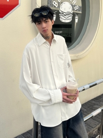 Белого цвета стильная рубашка Cityboy из качественного материала