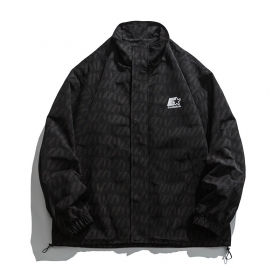 Куртка черного цвета с карманами ACUS и воротником стойка