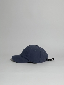Универсальная синяя кепка на каждый день с эластичным шнурком сзади