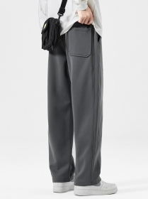 ACUS модные штаны в темно-сером цвете из качественного материала