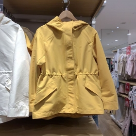 Стильная ветровка желтая Street Classic Clothes с боковыми карманами