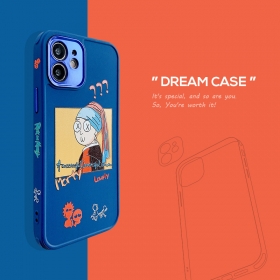 Непрозрачный синий чехол для телефонов iPhone с принтом от DREAM CASE