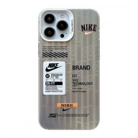 Цвета серебро чехол для телефонов iPhone с лого NIKE на этикетке