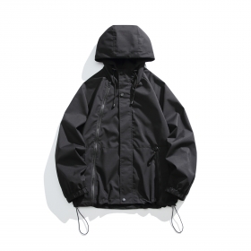Эксклюзивная из водоотталкивающего материала ACUS черная куртка
