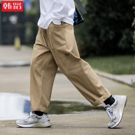 Прочные легкие бежевые штаны Cityboy модель на резинке