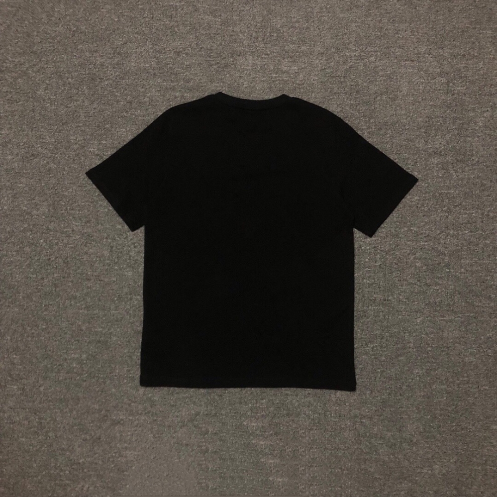 Стильная футболка Bape с "Камуфляжными вопросительными знаками" чёрная