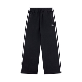 Чёрные с боковыми полосками Balenciaga & Adidas на резинке спортивки