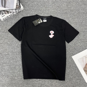 Nike чёрная прямого кроя футболка с логотипом на спине и груди