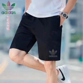 Adidas чёрные эластичные и быстросохнущие шорты на резинке