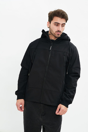 Ветровка C.P Company чёрного цвета с линзами на каюшоне