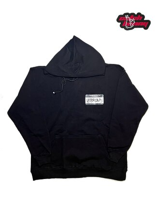 Худи чёрное Vetements My Name Is в наличии