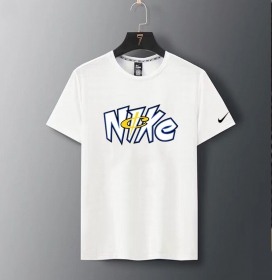 Белая оверсайз 100% хлопковая футболка с надписью Nike