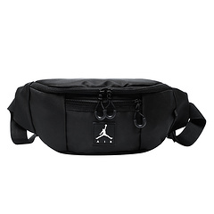 Чёрная поясная сумка Air Jordan из высококачественной ткани