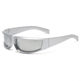 Оригинальные YK серебряные спортивные очки прямоугольной формы