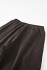 Хлопковые коричневые прямые штаны на резинке от BE THRIVED
