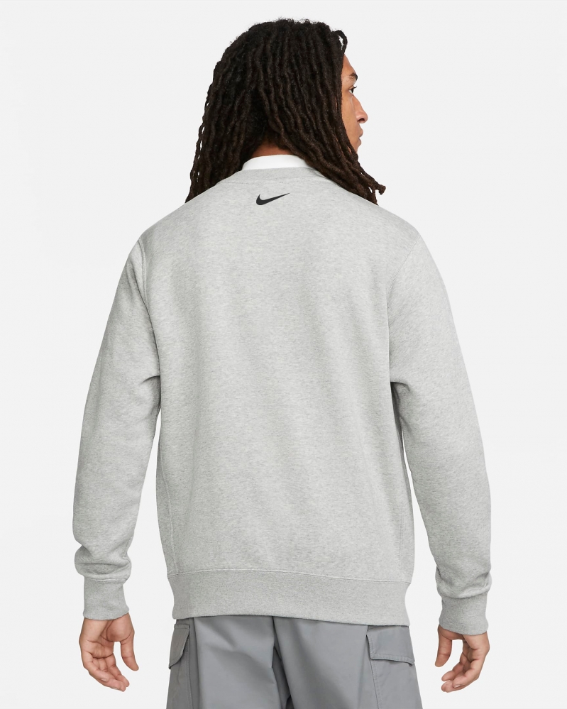 Серый свитшот Nike Swoosh Абстракция