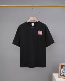 Хлопковая черная футболка TNF с принтом и логотипом бренда на спине
