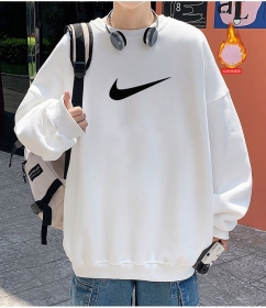 Белый утепленный свитшот Nike Swoosh