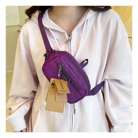 Фиолетового цвета сумка через плечо Patagonia на молнии
