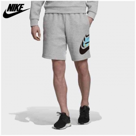 Повседневные в сером цвете шорты Nike модель на резинке