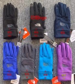 Утепленные сенсорные перчатки унисекс The North Face в 7-ми расцветках