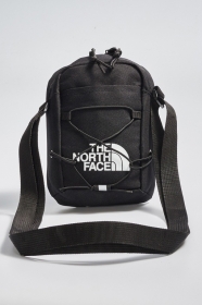 Чёрная сумка-барсетка The North Face с эластичными затяжками